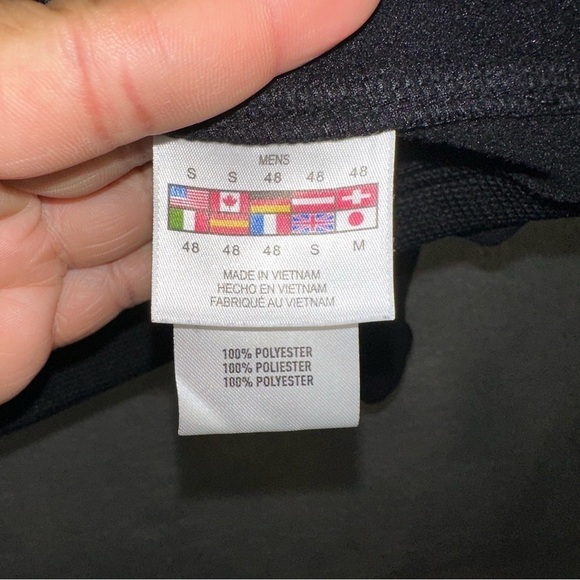 Spyder Outbound Fleece Black Men's Small Embroidered Logo Half Zip Sweater - Picture 6 of 11